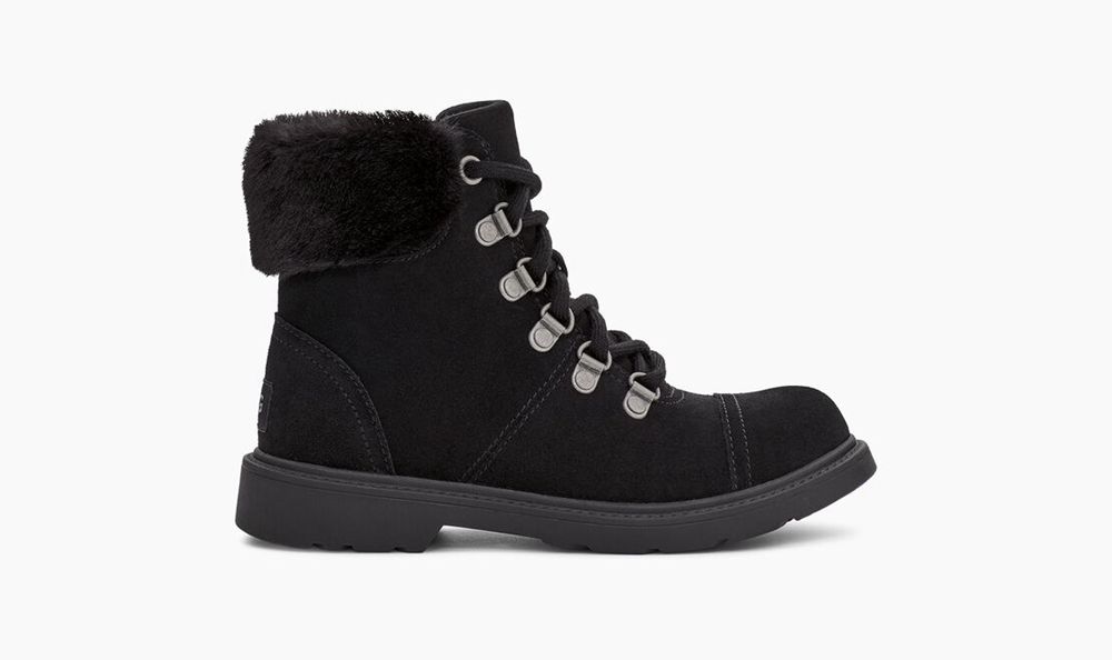 Ugg Weather Boot Toddlers - Ugg Azell Hiker Weather Black - 694YWBDEV